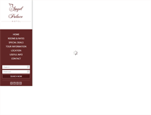 Tablet Screenshot of angelpalacehotel.com.vn